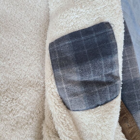Jachs New York XXL Mens Plaid Sherpa Lined Flannel Jacket Big & Tall 2XL - Picture 9 of 13